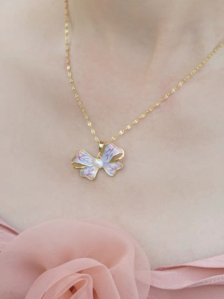 Rococo Princess - Butterfly necklace