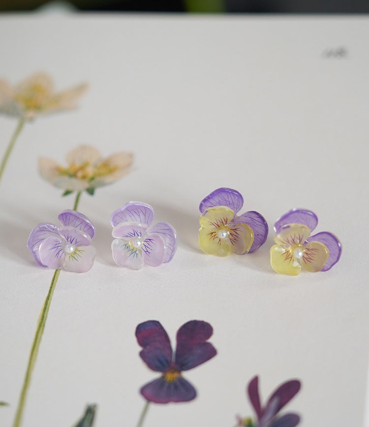 Pansy - Yellow purple